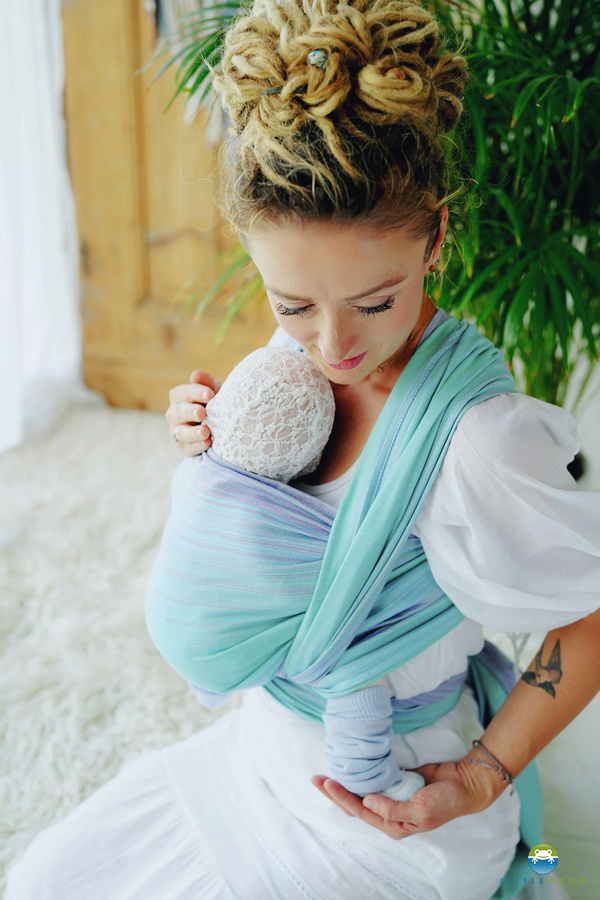 Baby Sling Bamboo Larimar size 2