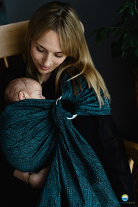 Ring sling Ocean Wildness - size M (2 m)