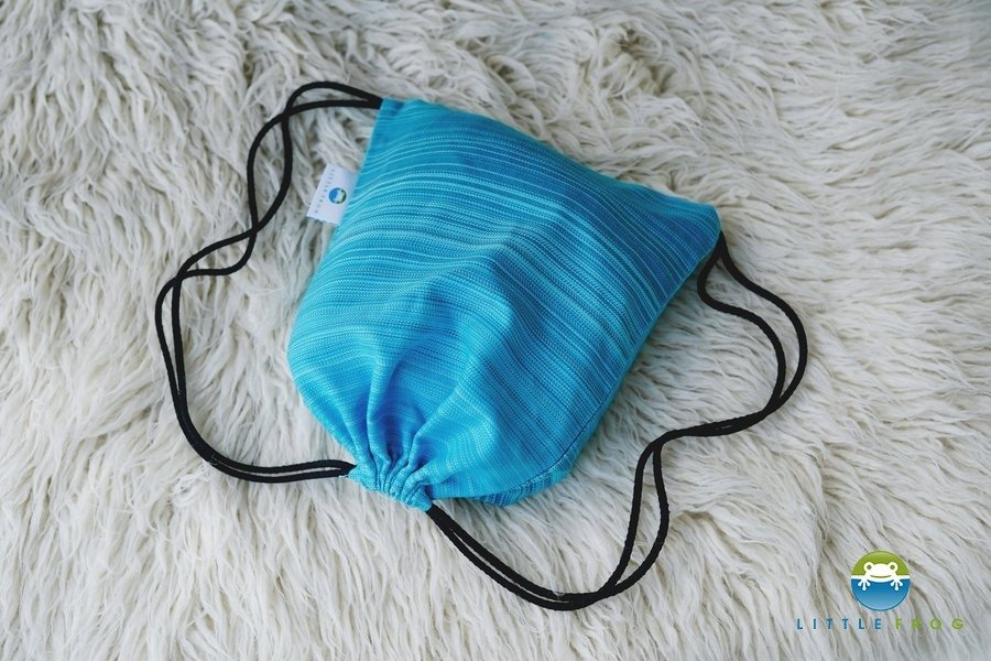 Drawstring Bag for wrap/sling - Aquamarine