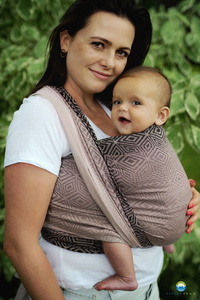 Fular tejido Little Frog  - Tencel Charmy Cube - tamaño 7