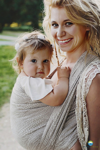 Little Frog Baby Sling - Natural Wildness size 6