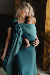 Ring Sling Tragetuch Jade Cube - Größe M (2m)