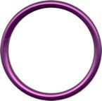 Aluminium Ringe für Tragetücher S - VIOLET