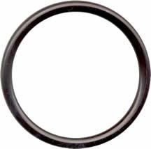 Alluminium sling rings XL - HAND-BUFFED BLACK