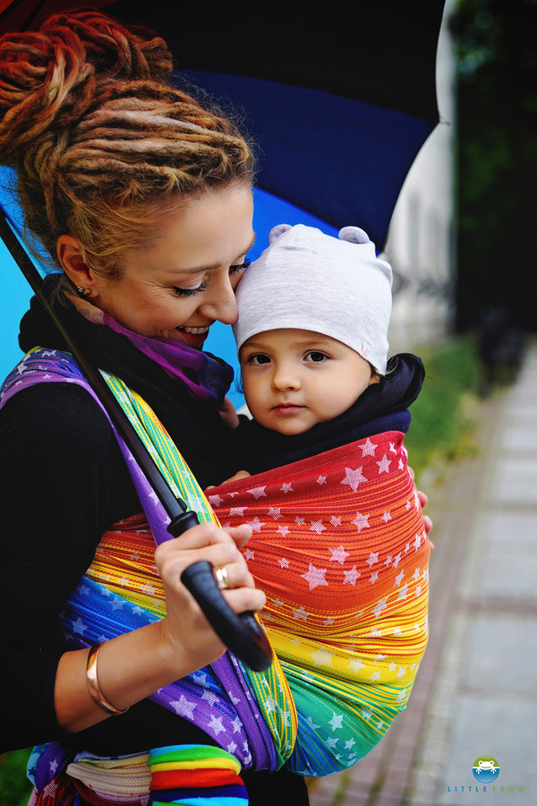 Baby Sling Rainbow Stars size 4