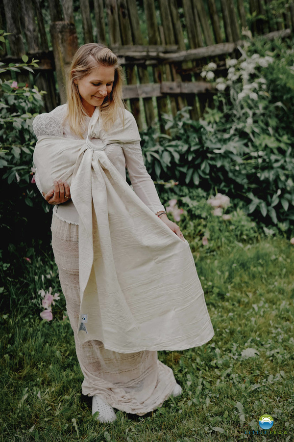 Ring Sling Tragetuch Linen Summer Meadow - Größe S (1,7m)