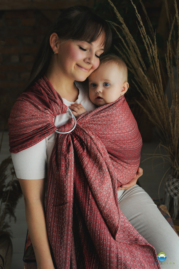 Ring sling Lovely Passion - size M (2m)