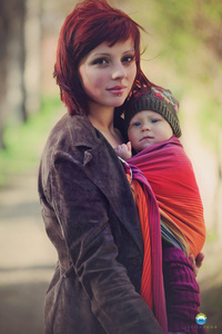 Ring sling  Ammolite in Love - size M (2m)